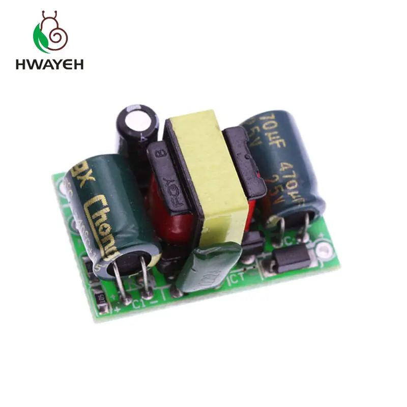 1 шт 12V 400mA AC DC изолированный Мощность понижающий преобразователь 220V в модуль 5V