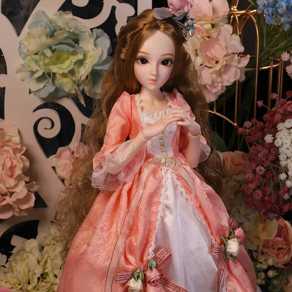 DQ bjd 45 см дневник королева 1/4 Кукла Одежда Обувь головной убор трубки соединение