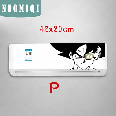 16black P Dragon Ball Vegeta кондиционер стикер Наруто мультфильм стикер стены вешалка-наклейка украшение для спальни обои - Цвет: 16black P