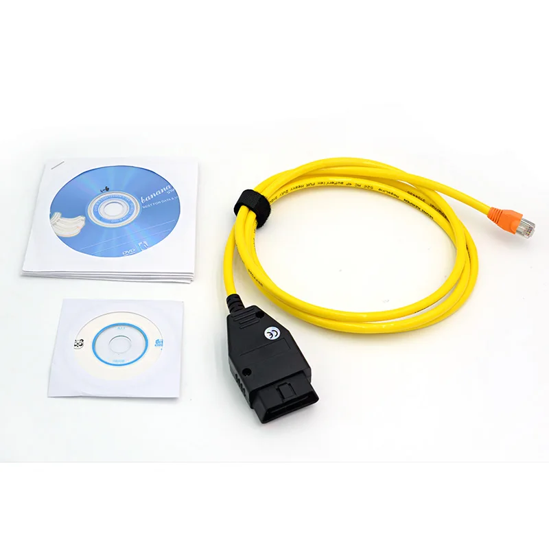 10pcs/lot ESYS Data Cable For BMW ENET Ethernet to OBD Interface E-SYS ICOM Coding for F-serie Diagnostic | Автомобили и