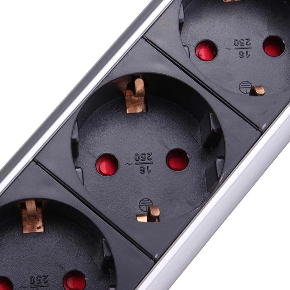 Штепсельная Вилка USB EU UK для офисных и настольных ПК вертикальная Выдвижная