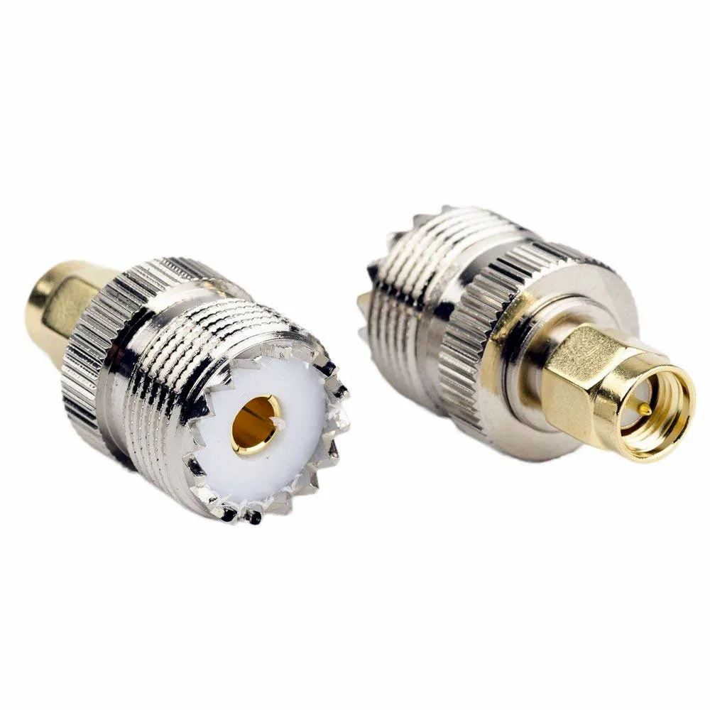 2 шт. адаптер со штекером UHF на штекер SMA RF|jack plug connector|jack connectorjack jack |