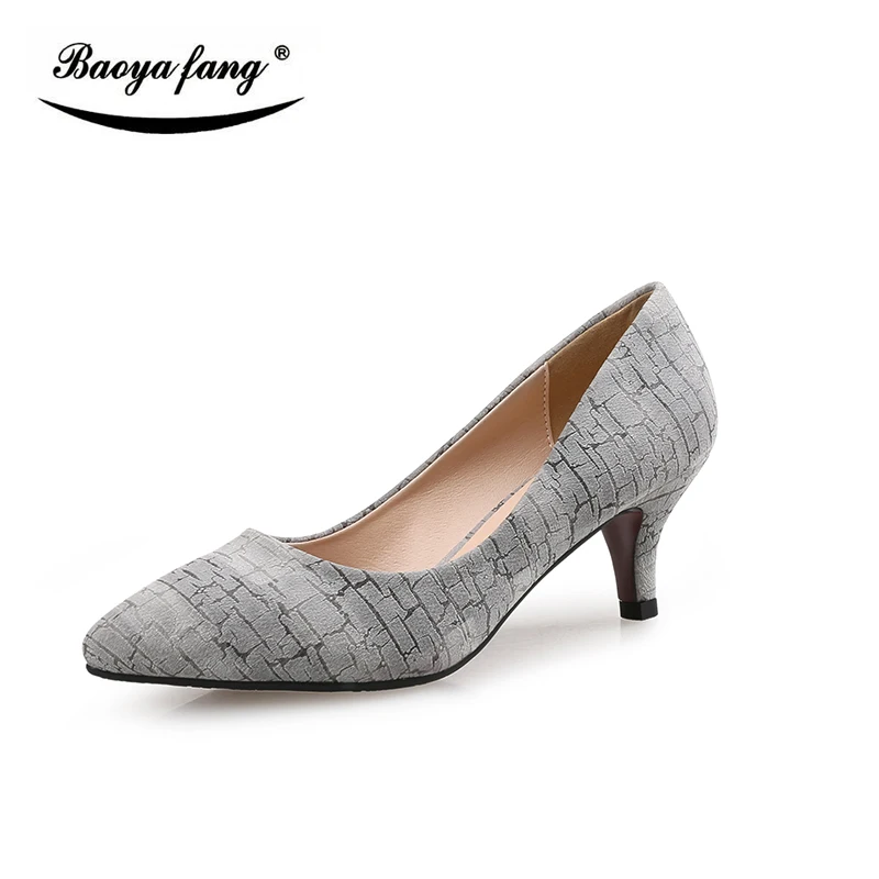 Женские свадебные туфли BaoYaFang разноцветные вечерние лодочки с закрытым носком и