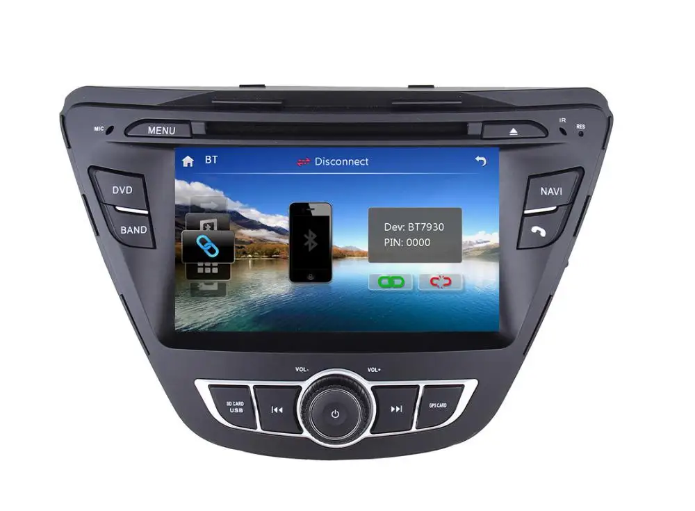 Автомобильный DVD плеер indash 7 дюймов с GPS (опционально) аудио радио стерео USB/SD AUX BT/TV