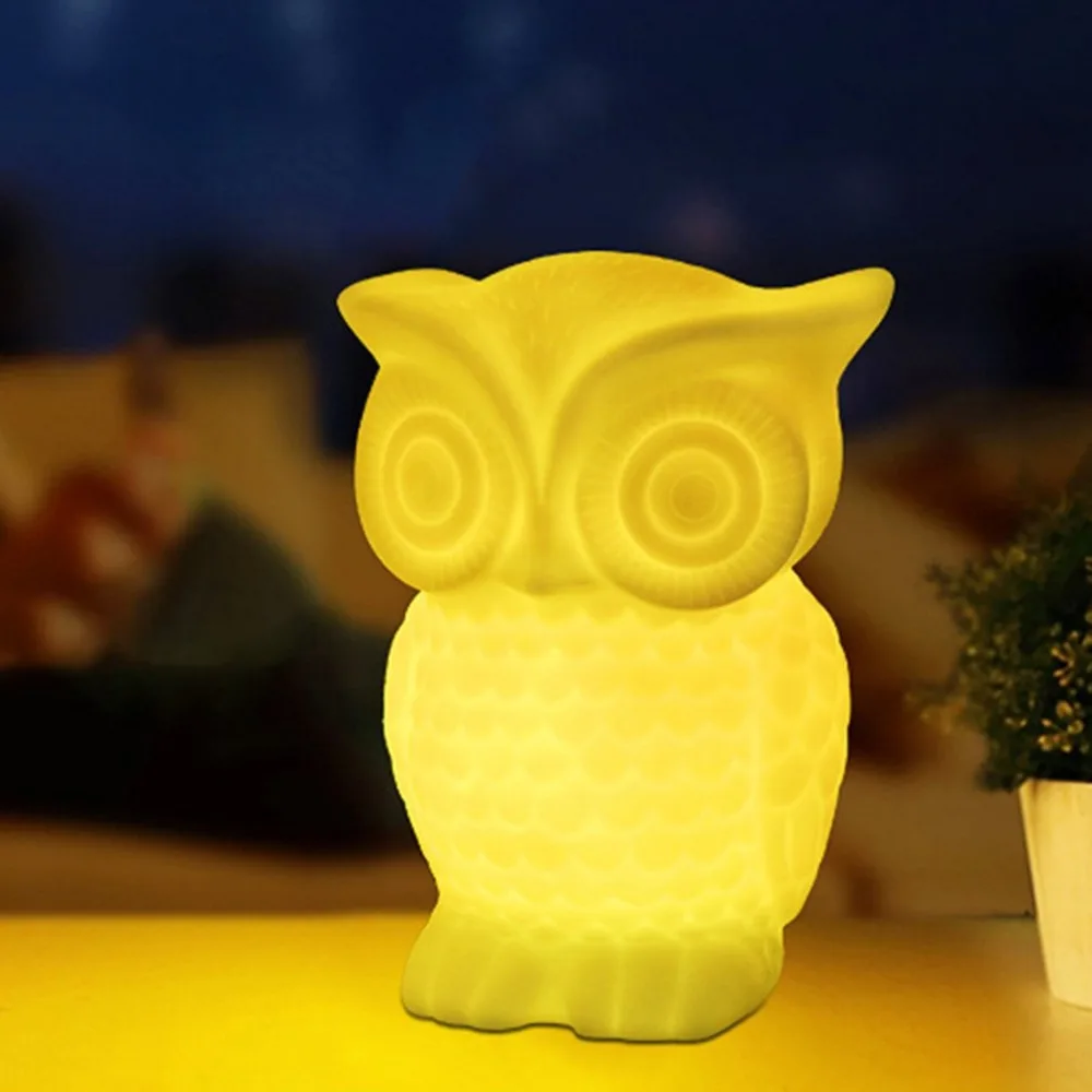 Сова светодио дный светодиодный ночник публичные деньги товары для дома