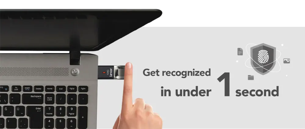 Высокая Класс! Lexar 32 Гб 64 Гб 128 ГБ флеш-накопитель usb 3,0 usb-накопитель с отпечатком пальца