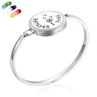 30 мм магнитный диффузор браслет 316 ароматерапия из нержавеющей стали духи медальон, браслеты ювелирные изделия из эфирного масла