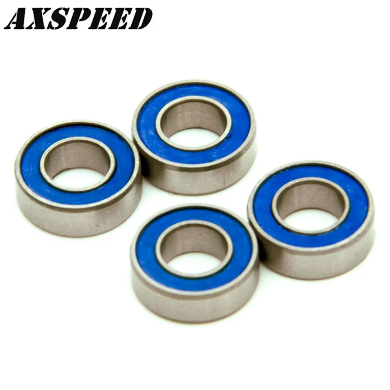 AXSPEED 4 шт. 6*12*4 мм синий резиновый шарикоподшипник для HSP Sakura XI D3 D4 Радиоуправляемый