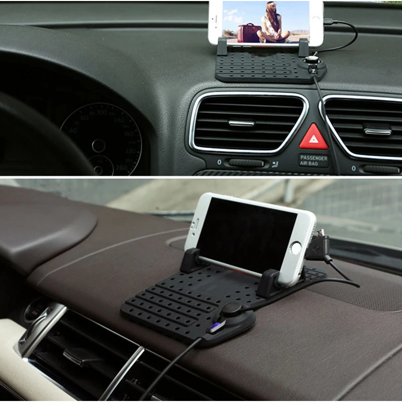 Универсальная автомобильная подставка для зарядки крепление сотового телефона