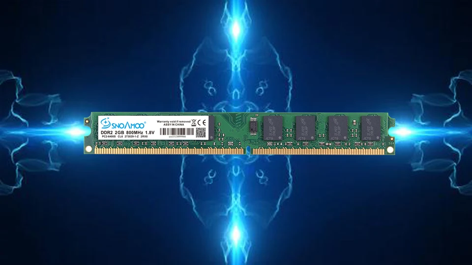 SNOAMOO новая DDR2 2 ГБ 800 МГц 667 МГц PC2-5300 памяти PC2-6400 240 Pin не ECC память для настольных ПК пожизненная Гарантия