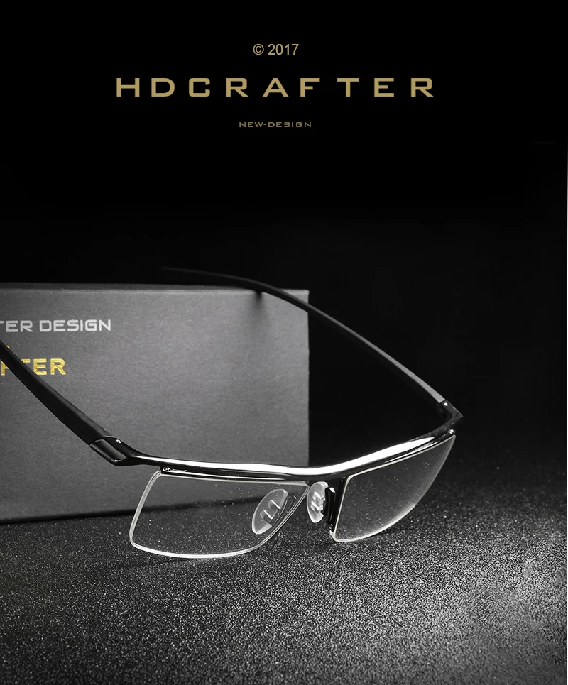 HDCRAFTER Чтение Очки Кадр Оптический Компьютер Радиационно-Стойкие Близорукость Очки Равнине Зеркало Солнцезащитные Очки óculos