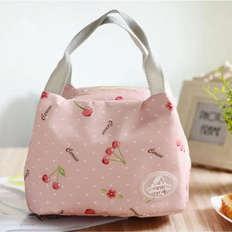 Leisure Women Portable Lunch Bag Oxford Insulated Cooler Bags Thermal Food Picnic Kids Box Tote New 50p | Дом и сад
