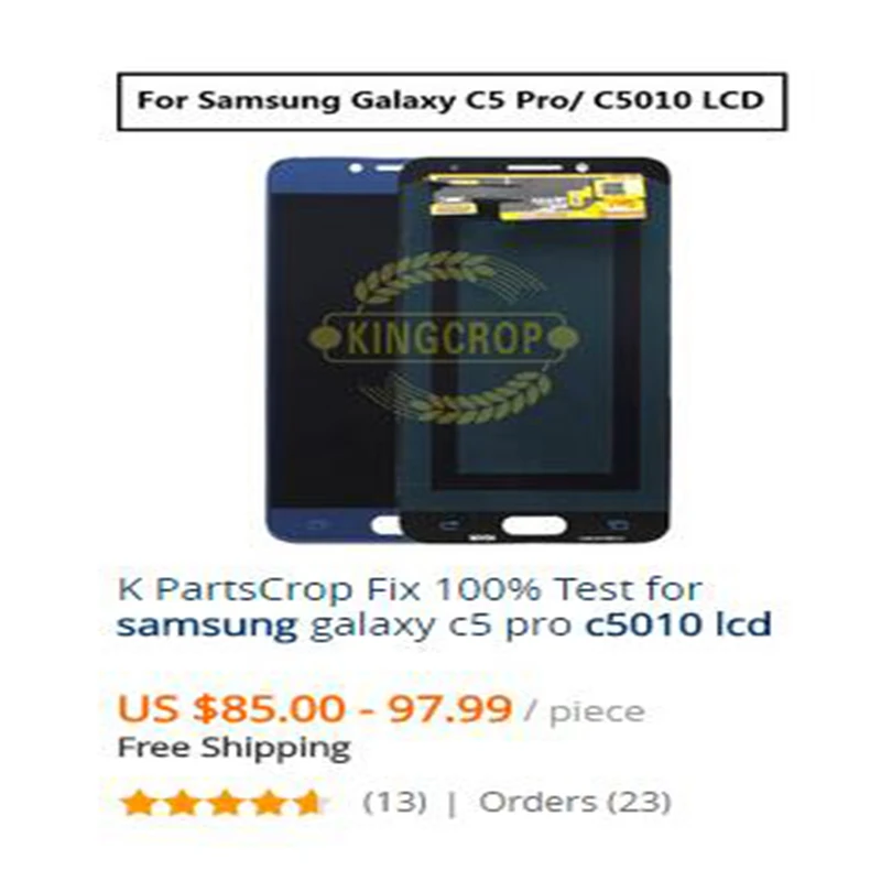 100% тест для samsung galaxy c5 pro c5010 ЖК-дисплей с сенсорным экраном дигитайзер в сборе