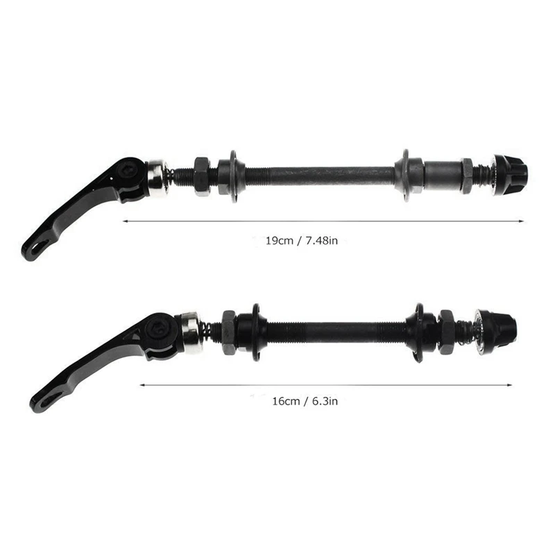 

Bike Axle Quick Release Front Rear Bicycle Axle Wheel Hub Fit for Road Bike, Mountain Bike, MTB, BMX ((1 set))