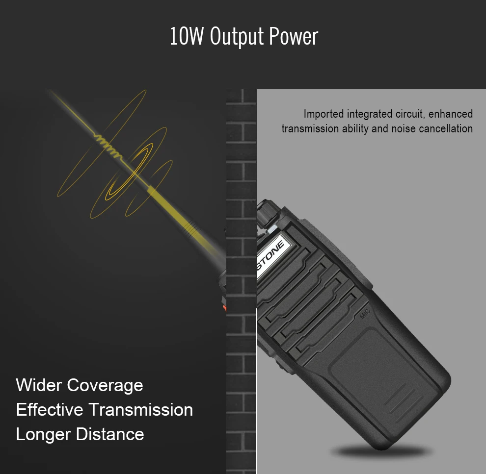 Zastone A9 двухстороннее радио 10 Вт УКВ 136-174 мГц Walkie Talkie 10 км Long Range CB Любительское Райдо портативный трансивер полиции оборудования