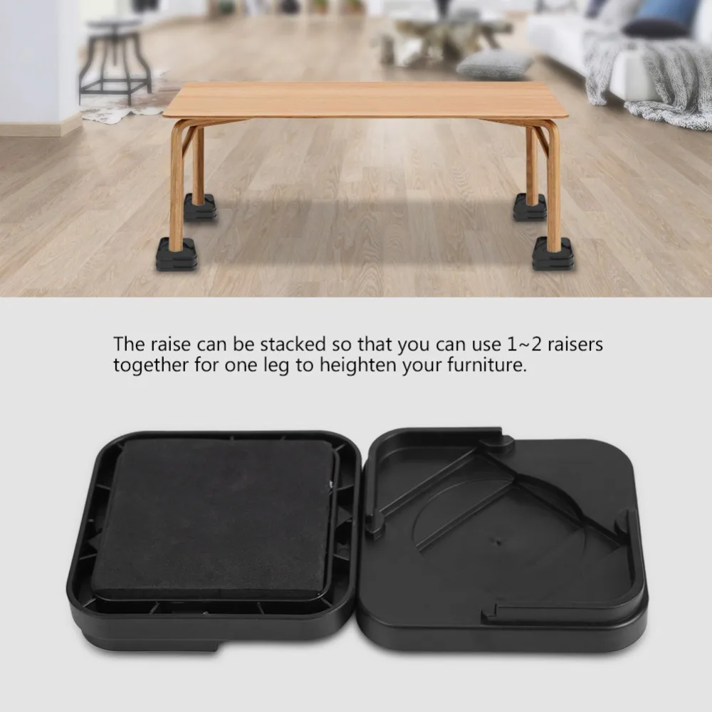 8 шт./компл. пластиковые Нескользящие стояки для мебели стол кровать диван стулья