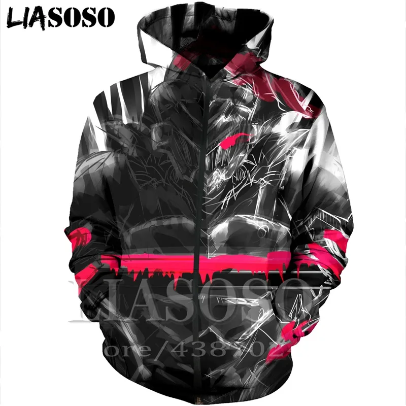 LIASOSO аниме для женщин Харадзюку Гоблин убийца шорты 3D печать уличная Толстовка