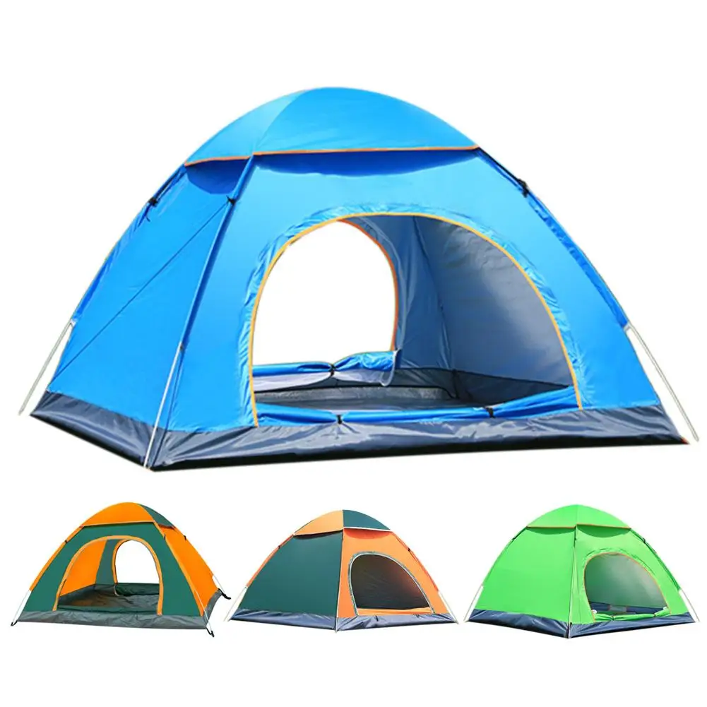 Палатка Ультралегкая водонепроницаемая полностью автоматическая на 3/4