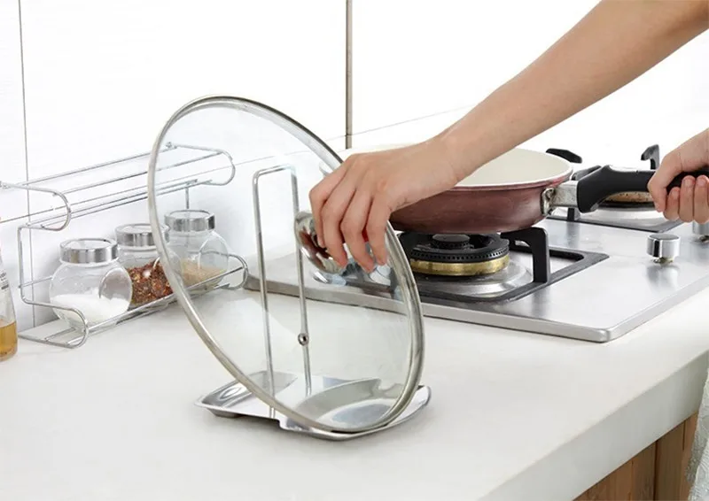 Высокое качество полезная крышка из нержавеющей стали полка держатель ложки