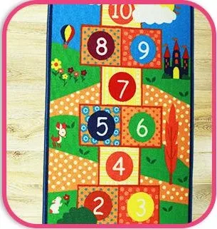 Горячая Распродажа детский игровой ковер Hopscotch тематический для дома гостиной