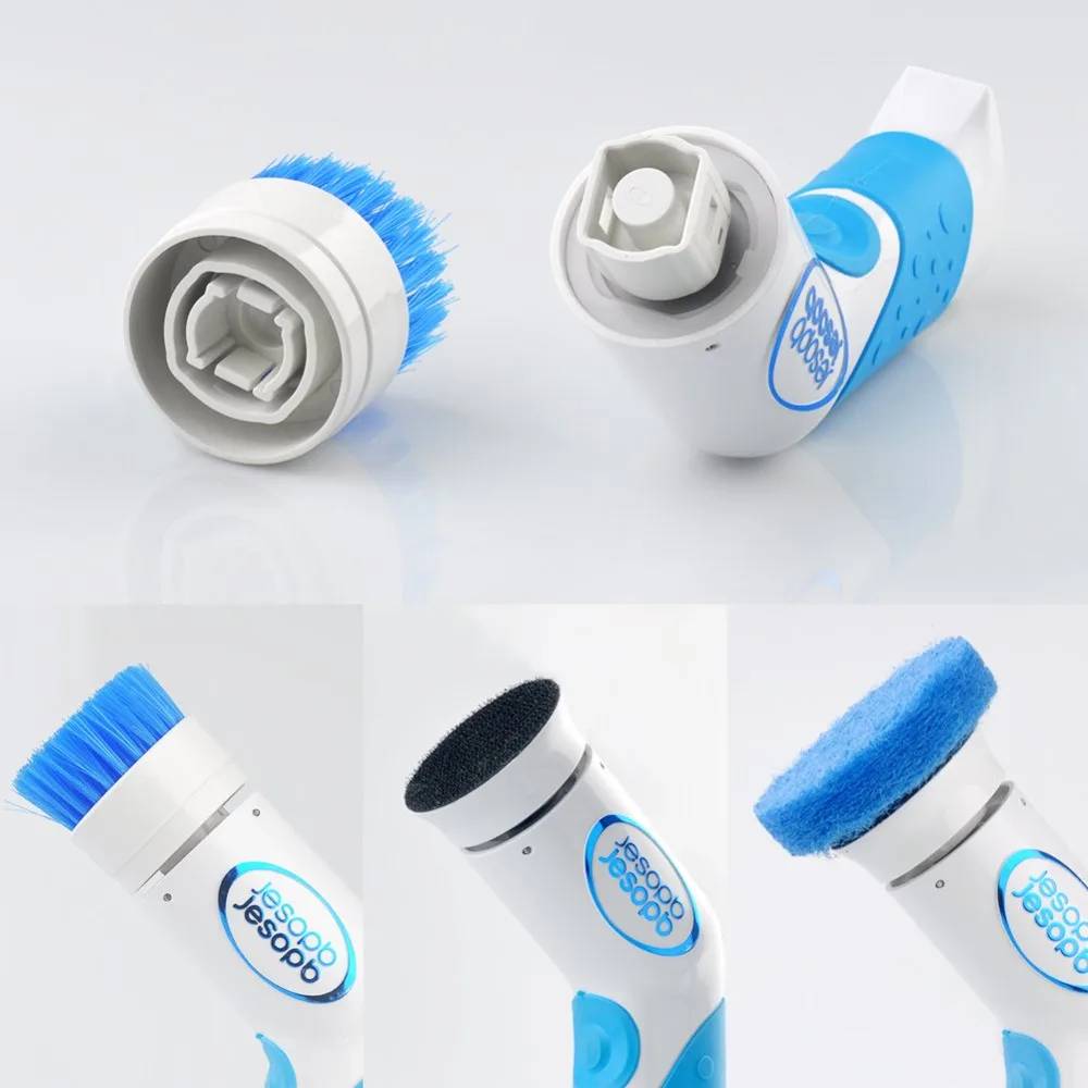 Ручные портативные пластиковые электрическая Чистящая Щетка Очиститель кухня