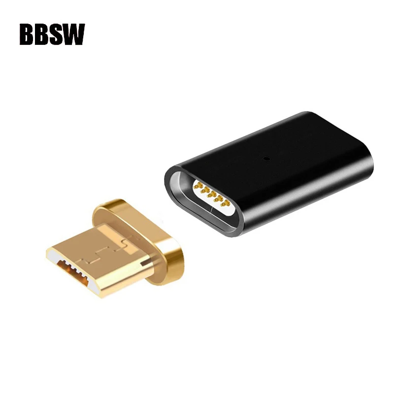 BBSW Металлический Micro USB Магнитный зарядный адаптер для передачи данных конвертер для SAMSUNG S6 S7 Edge htc Xiaomi HUAWEI LG ASUS zte большинство Android
