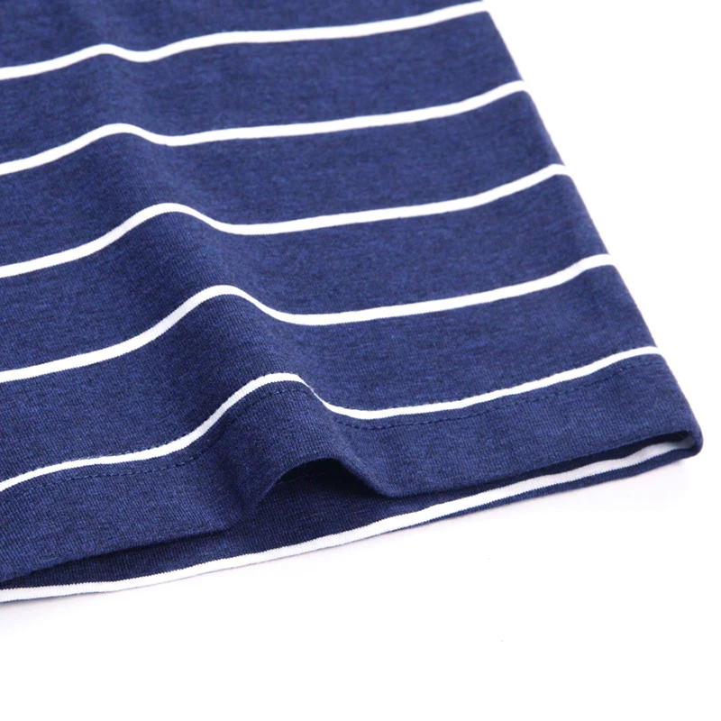 

Stripe Men Casual Colored Cotton Striped Short Sleeve Polo Shirts Mens Tops Striped Tops Tee