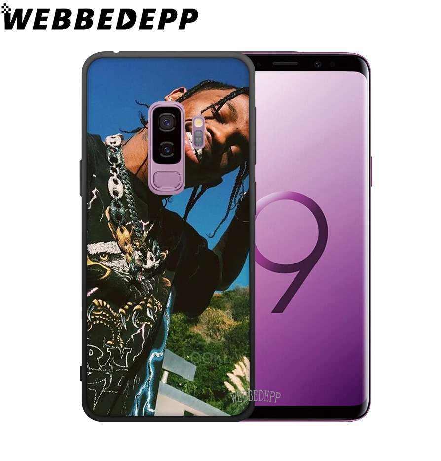 WEBBEDEPP Трэвиса Скотта кактуса ла пламени Мягкий ТПУ чехол для Samsung Galaxy S6 S7 Edge S8 S9 S10