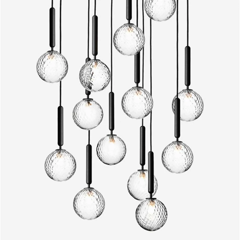 Скандинавская прикроватная люстра нового дизайна медная черная современная