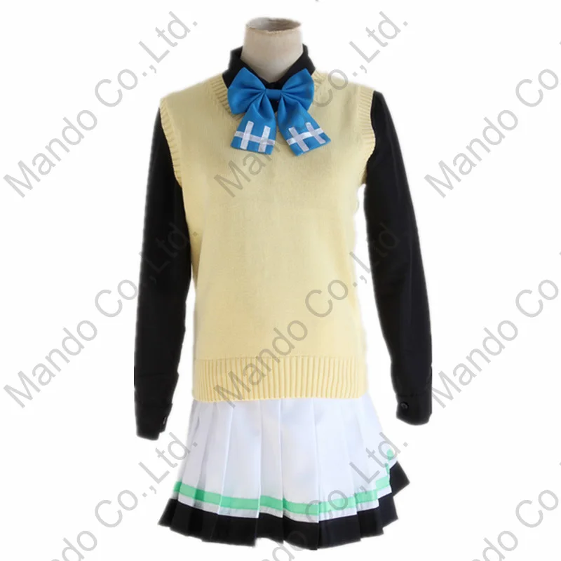 Аниме мириады цвета Phantom World Kawakami Mai косплей костюм для девочек школьниц униформа
