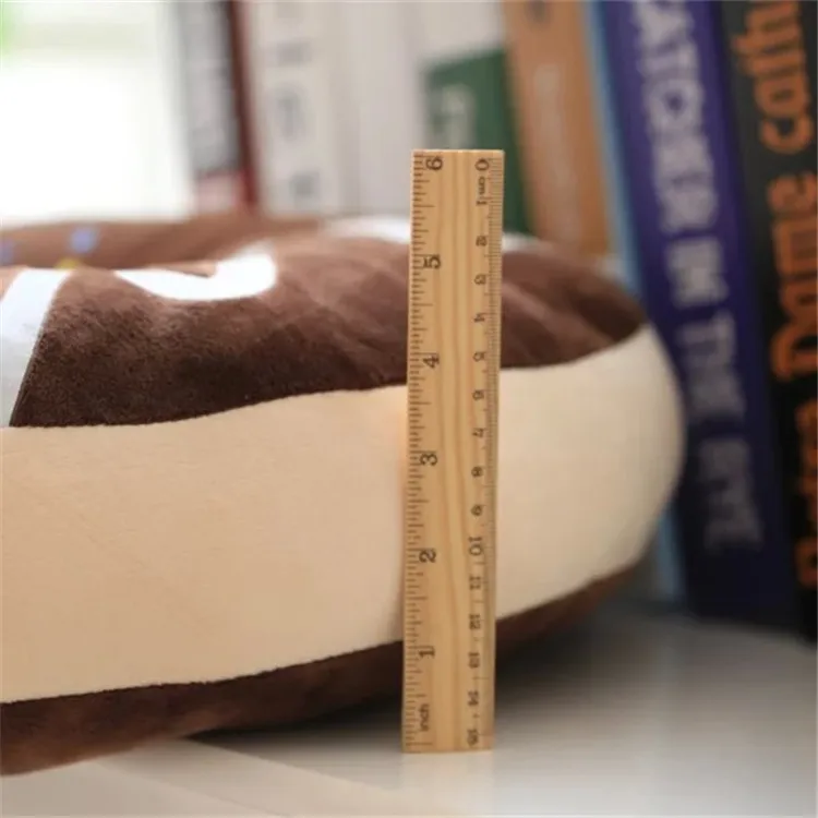 Бесплатная доставка модная плюшевая подушка в виде шоколадных пончиков форме