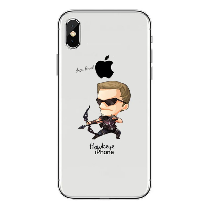 Чехол для телефона Marvel Мстители Бэтмен DC Comics супергерой Мягкий силиконовый