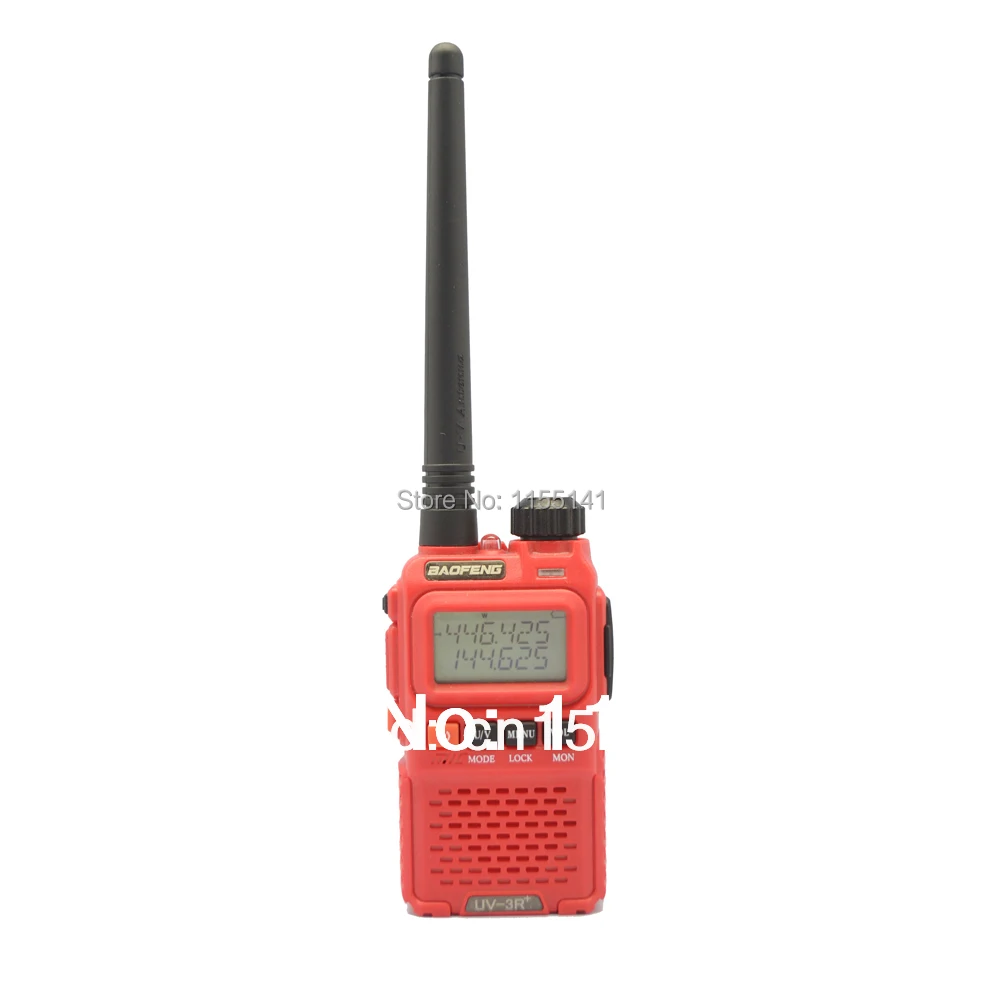 

2016 New Red BaoFeng UV-3R+ Plus Walkie Talkie136-174 /400-470Mhz Two Way Radio - Free Shipping+Earpiece