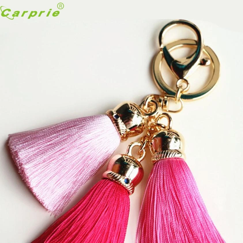CARPRIE Ice Silk Tassel Pompom Автомобильная Сумочка с брелоком для ключей Oct18 2018|Кольца