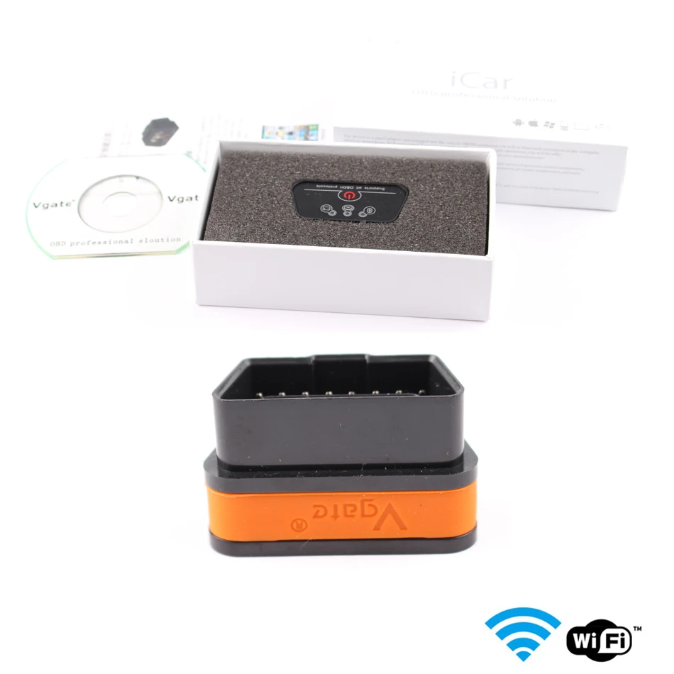 Диагностический интерфейс Vgate iCar 2 OBDII ELM327 iCar2 диагностический для IOS iPhone iPad Android 8