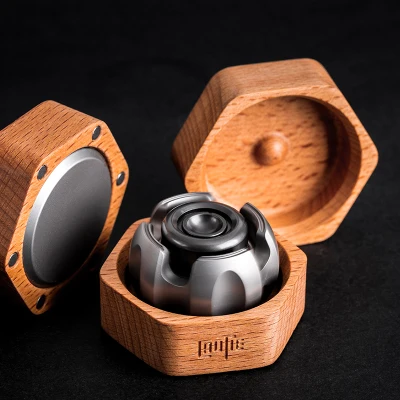 Beech Bottom Sit Новинка, игрушка-Спиннер с шумом, металлическая сталь, алюминий, цирконий, титановый сплав, Edc, фиджет, гироскоп, фокус, СДВГ игрушки - Цвет: Beech Bottom Sit