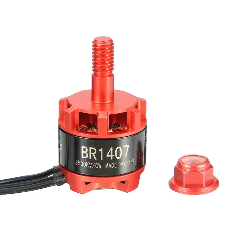 Racerstar Racing Edition 1407 BR1407 3500KV 2 3S бесщеточный двигатель красный для 150 180 200 RC Multirotor|brushless