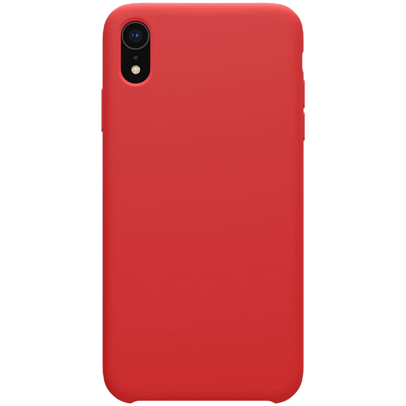 Для Apple iPhone XR чехол 6," Nillkin Flex чистая тонкая жидкая Защитная оболочка из силикона защитный чехол для Apple iPhone XR - Цвет: Красный