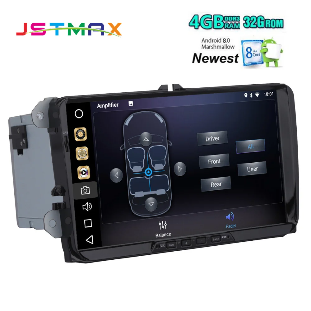 9 &quotAndroid 8 0 Автомобильный gps радио плеер для сиденья Leon Alhambra Altea Toledo с