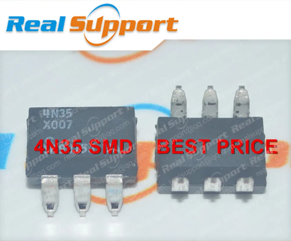 

10 шт./лот новый оригинальный 4N35 SMD SOP-6 SOP6 оптрон фототранзистор