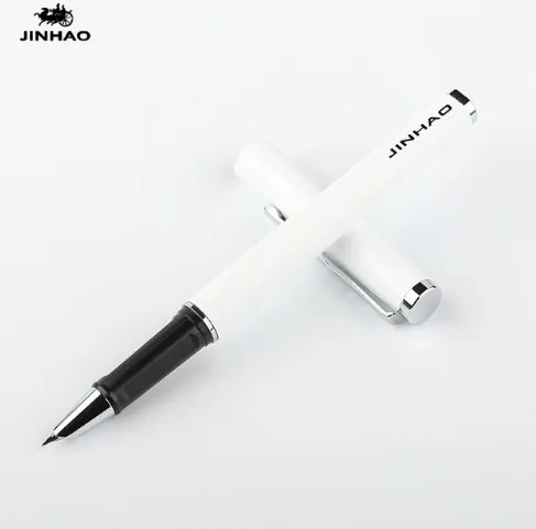 Q Акция Jinhao 699 Модная красочная 0,38 мм металлическая авторучка дополнительный тонкий наконечник чернильные ручки для рождественского подарка - Цвет: Q