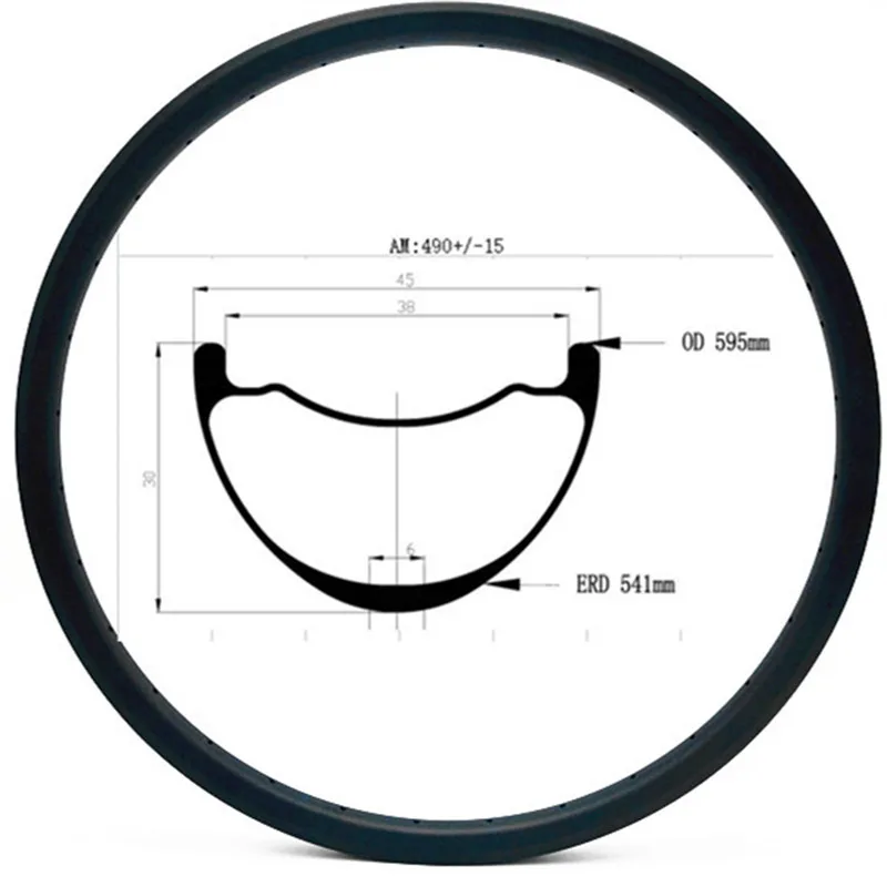 

Графин карбоновый mtb ободки дисков 27.5er 45x30 мм Асимметричный бескамерный горный диск карбоновый обод 650b велосипедный обод AM 490g Велосипедное ...