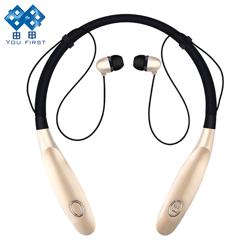 YOU FIRST TWS Спортивные Bluetooth наушники беспроводные стерео гарнитура с шейным