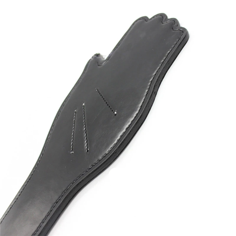 Leather Flogger Whips Adult Games Sex Long Black handle Hand Pat Ass Spanking Paddle Products For Couples shop | Красота и здоровье