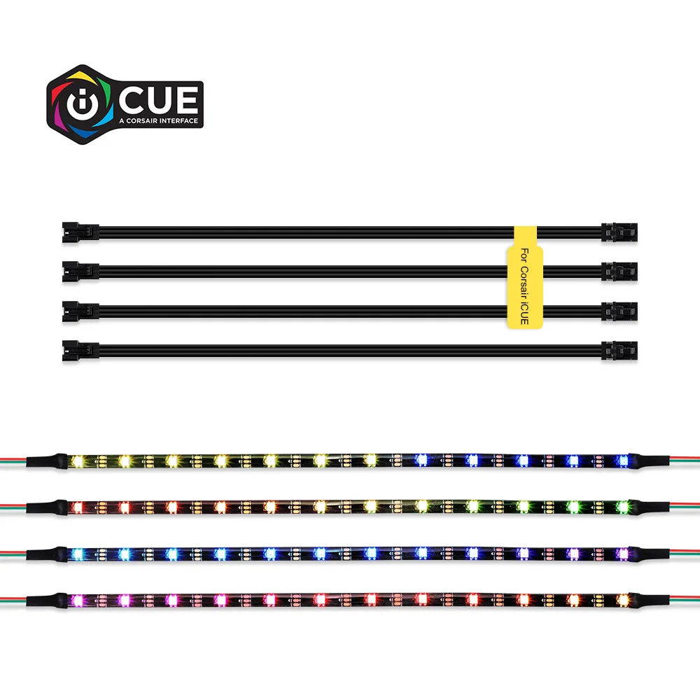 Rgb адресуемая WS2812b цифровая светодиодная лента для декора корпуса компьютера ПК