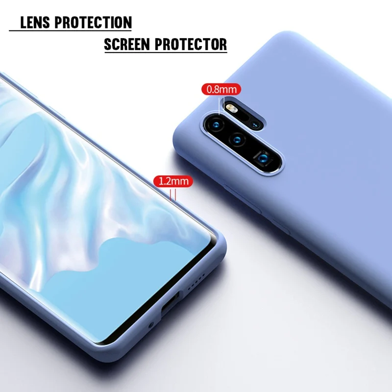 Olhveitra мягкий жидкий силиконовый чехол для Huawei Mate 20 Lite TPU P30 P20 Pro Y9 2019 Honor 8X |