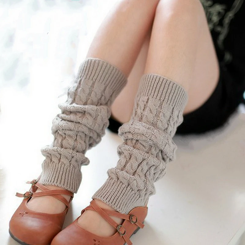 1 пара Женские Вязаные гольфы эластичные длинные гольфы|boot toppers|knit boot cuffsboot cuffs |