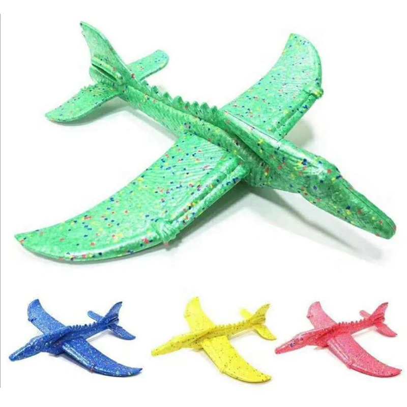 48 см ручной запуск бросание планерный самолет инерционная пена EPP Динозавр Поезд