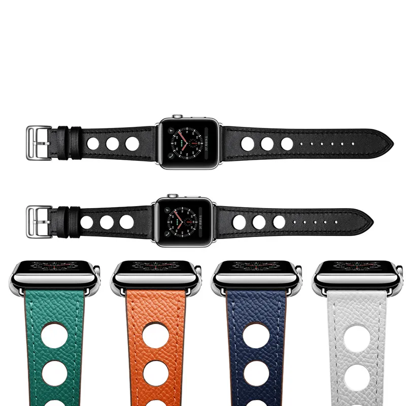 EIMO натуральная кожа петля ремешок для Apple Watch группа 42 мм 38 мм один тур ремешок для iwatch 3 /2/1 аксессуары ремень