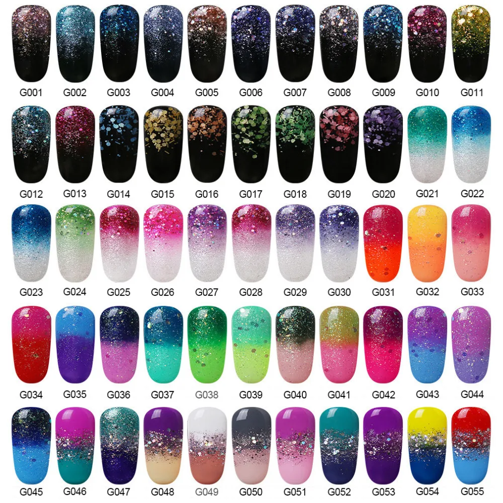 Гель-лак для ногтей HNM 3 шт. 8 мл лак с помощью кисти отмачиваемый УФ-светодиодный